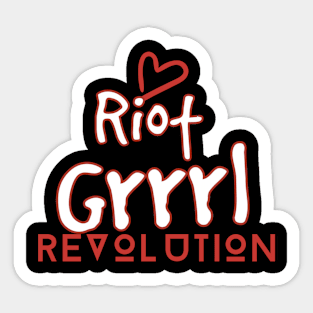 Riot Grrl Revolution Sticker